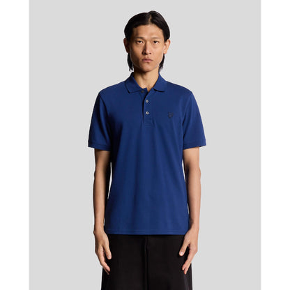 Navy Blue - Front - Lyle & Scott Mens Superfine Polo Shirt