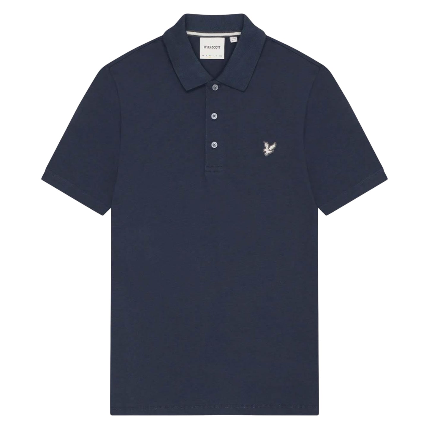 Blue - Front - Lyle & Scott Mens Cotton Polo Shirt