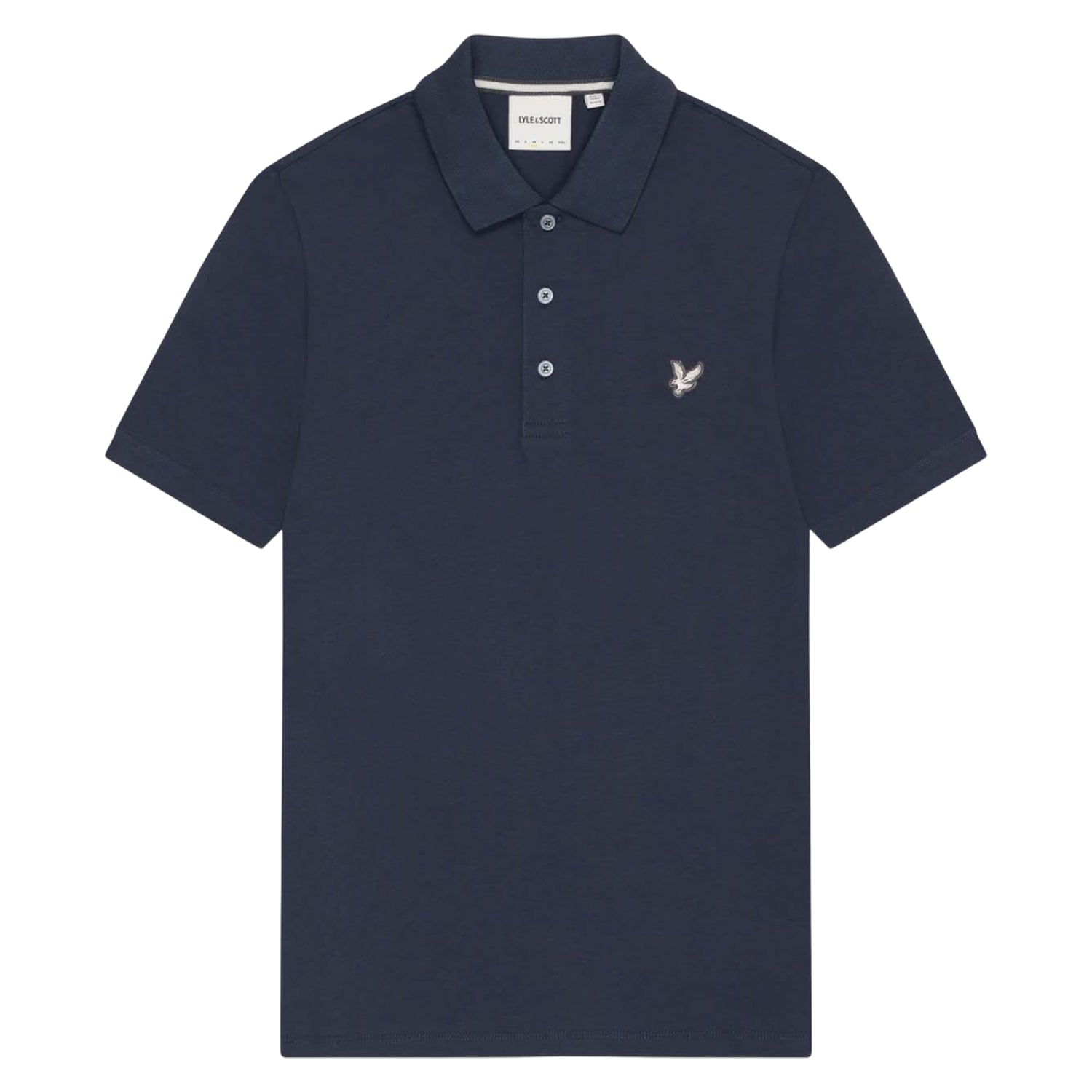 Blue - Front - Lyle & Scott Mens Cotton Polo Shirt
