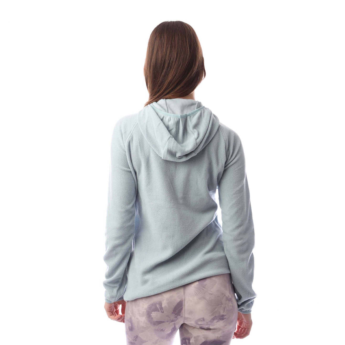 Blue - Back - Trespass Womens-Ladies Mollo Fleece Full Zip Hoodie