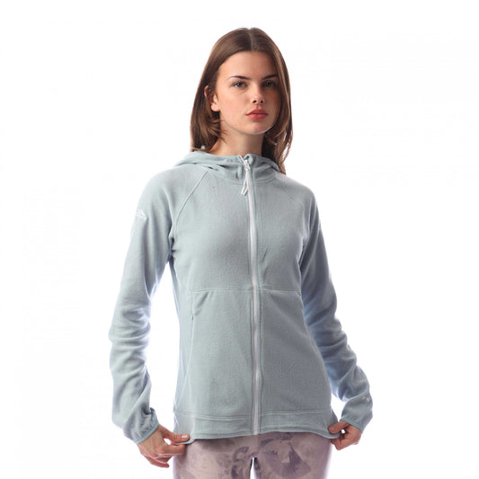 Blue - Front - Trespass Womens-Ladies Mollo Fleece Full Zip Hoodie