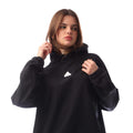 Black - Side - Adidas Womens-Ladies City Escape Hoodie