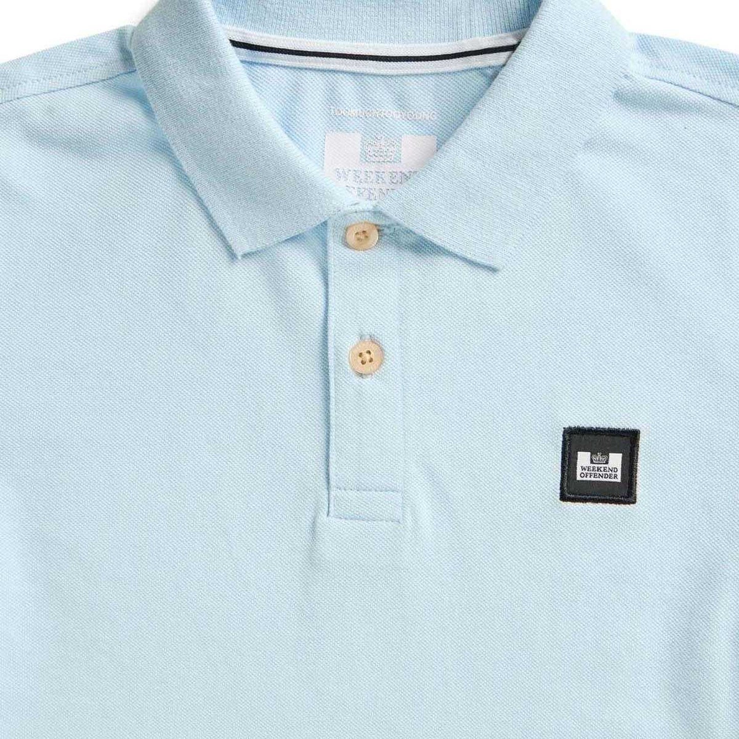 Light Blue - Lifestyle - Weekend Offender Childrens-Kids Canerios Graphic Polo Shirt