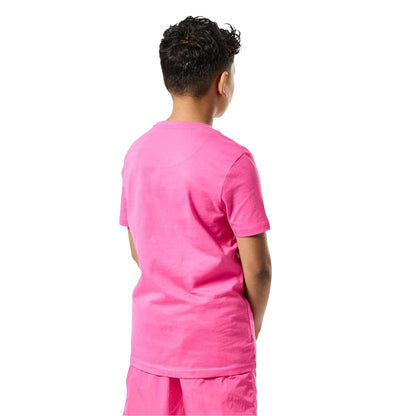 Pink - Back - Weekend Offender Childrens-Kids Cannon Beach Badge T-Shirt