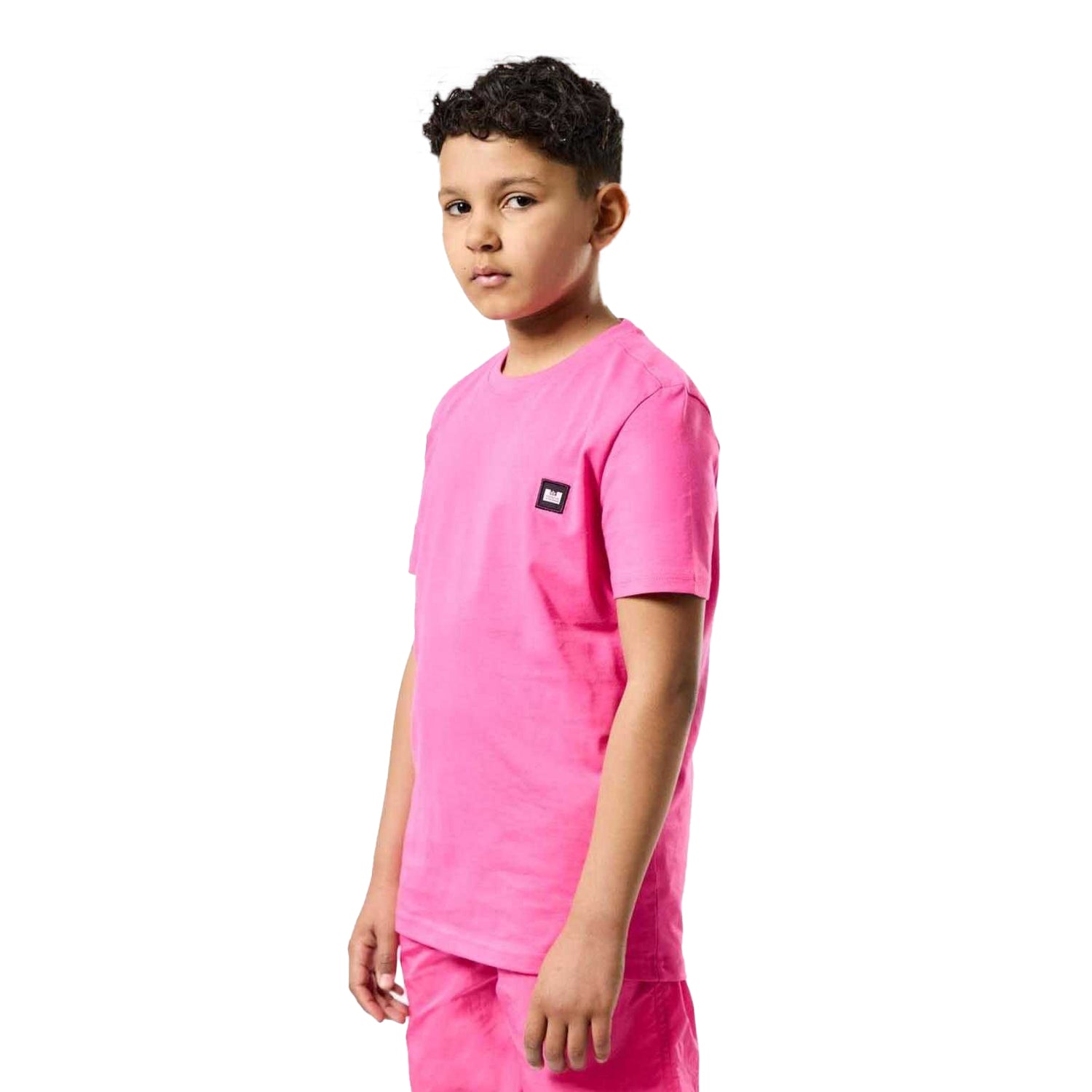 Pink - Lifestyle - Weekend Offender Childrens-Kids Cannon Beach Badge T-Shirt