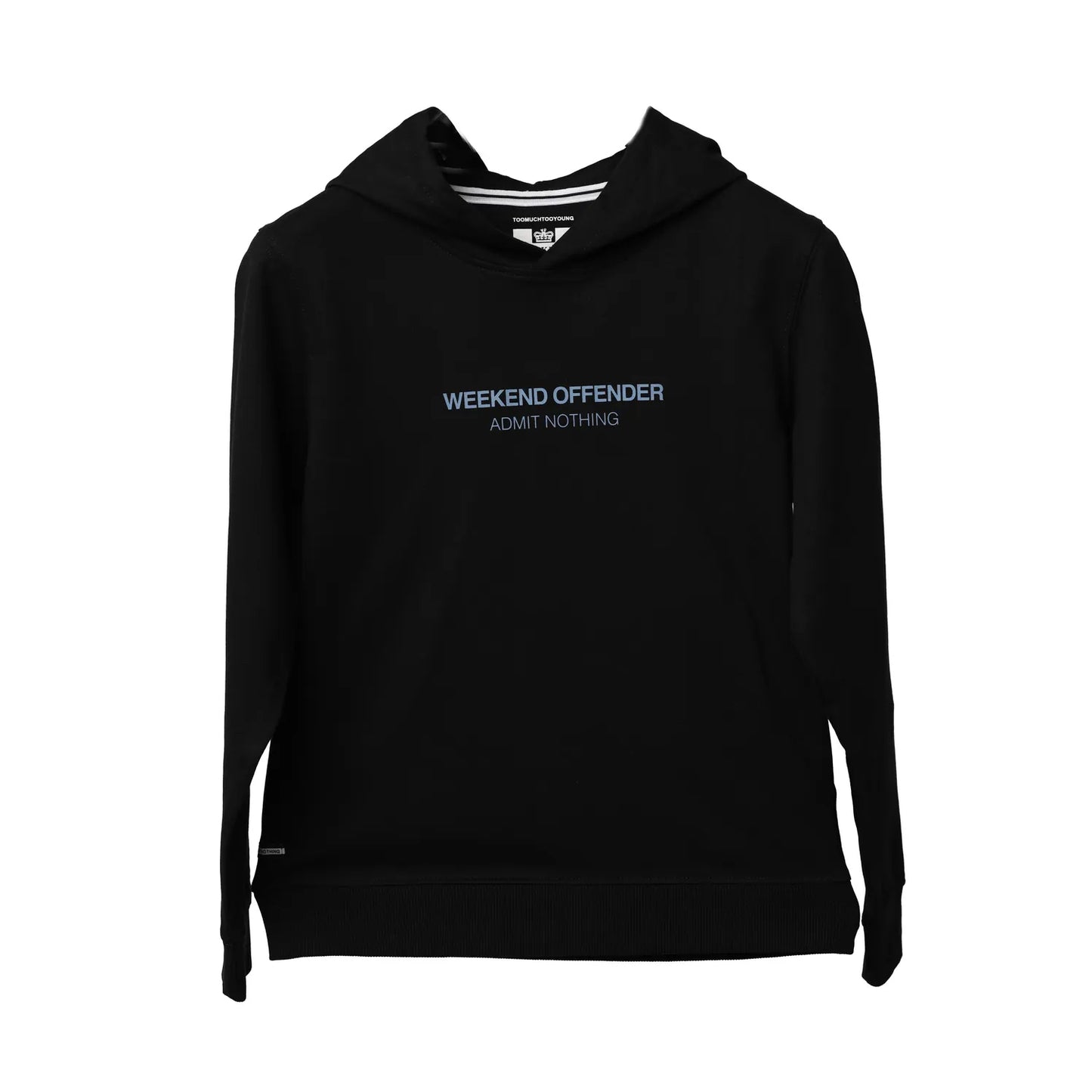 Black - Front - Weekend Offender Childrens-Kids Carson Printed Hoodie