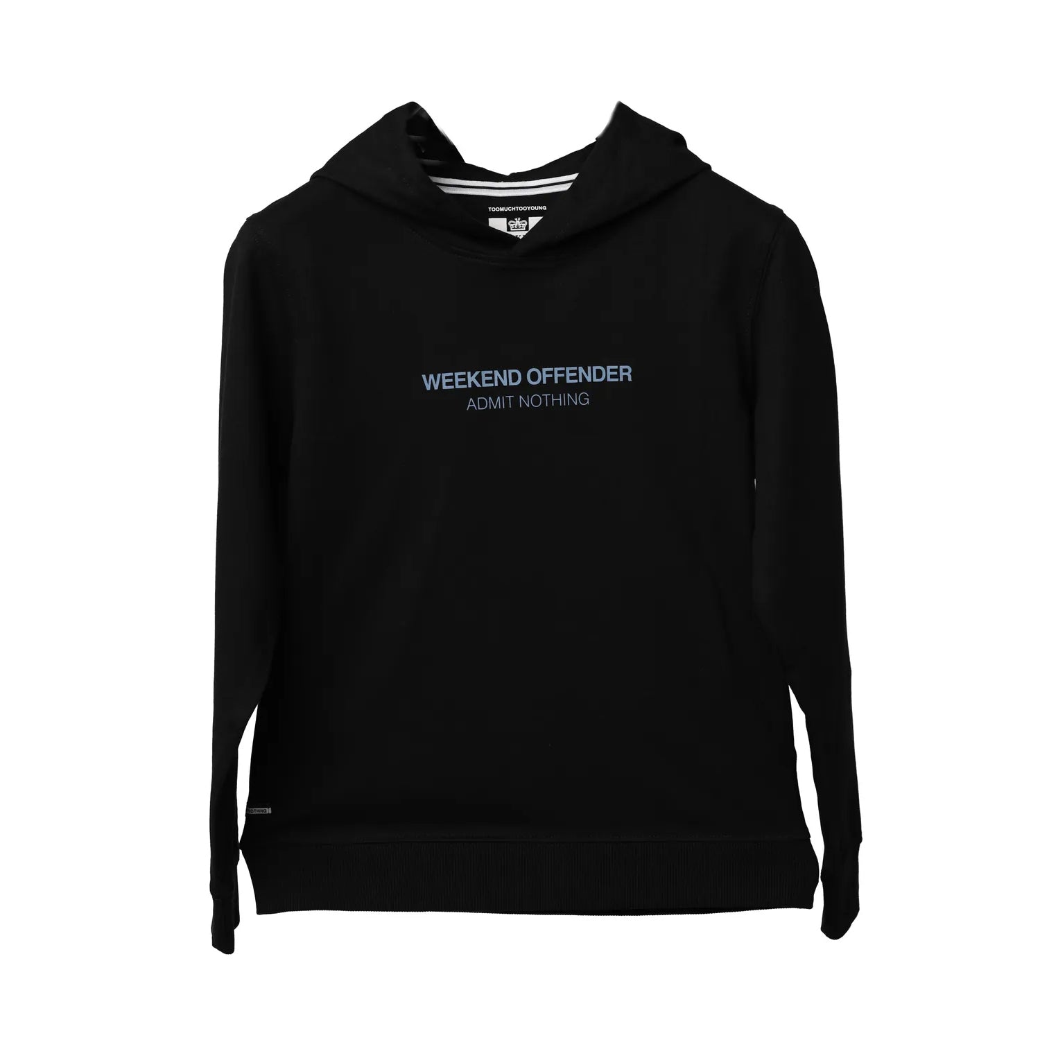 Black - Front - Weekend Offender Childrens-Kids Carson Printed Hoodie