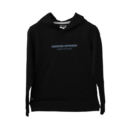 Black - Front - Weekend Offender Childrens-Kids Carson Printed Hoodie
