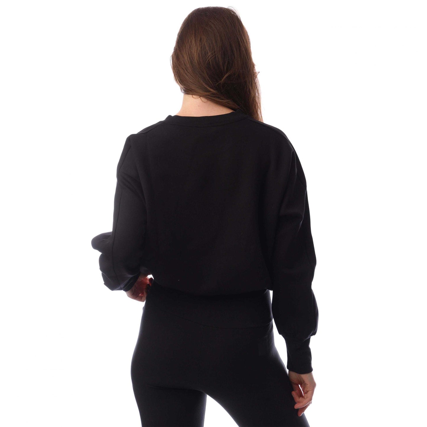 Black - Back - Emporio Armani Womens-Ladies Sweatshirt