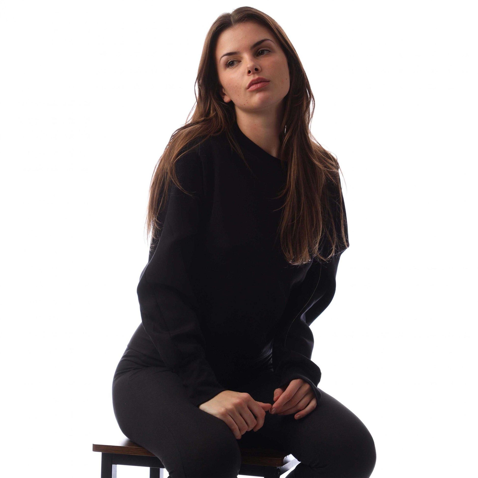 Black - Lifestyle - Emporio Armani Womens-Ladies Sweatshirt