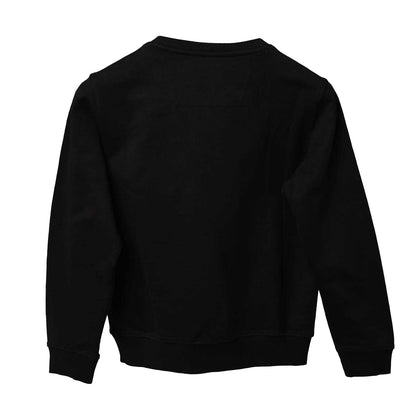 Black - Back - Weekend Offender Childrens-Kids Badge Sweatshirt