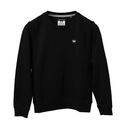 Black - Front - Weekend Offender Childrens-Kids Badge Sweatshirt