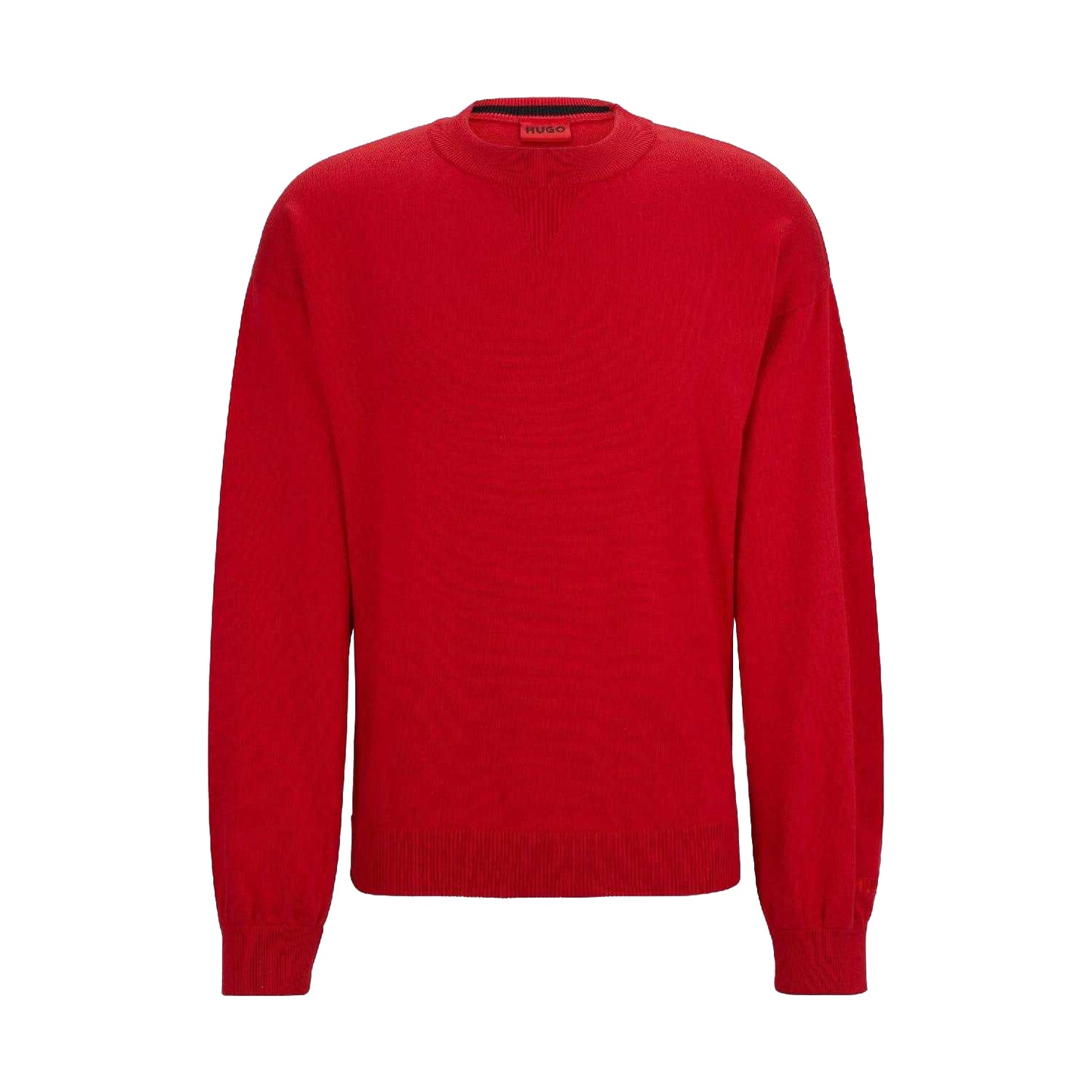 Pink - Front - Hugo Mens Knitted Sweatshirt