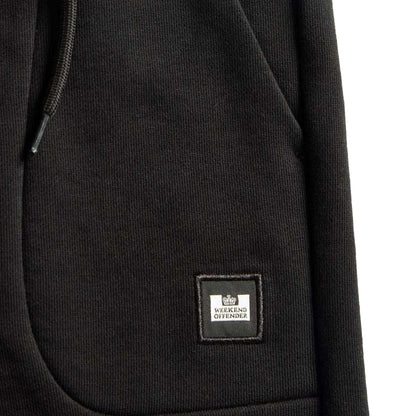 Black - Side - Weekend Offender Childrens-Kids Logo Seamed Jogging Bottoms