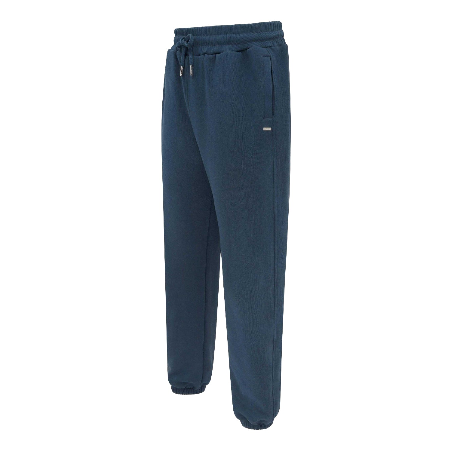 Navy - Front - Mallet Mens Loopback Jogging Bottoms