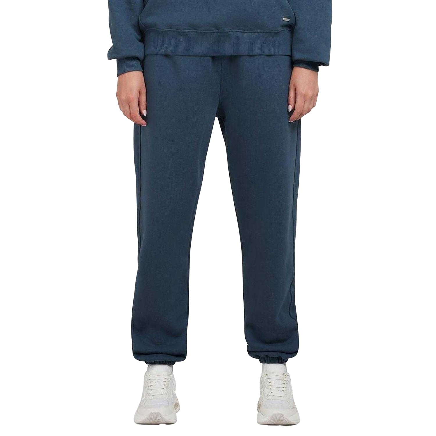 Navy - Side - Mallet Mens Loopback Jogging Bottoms
