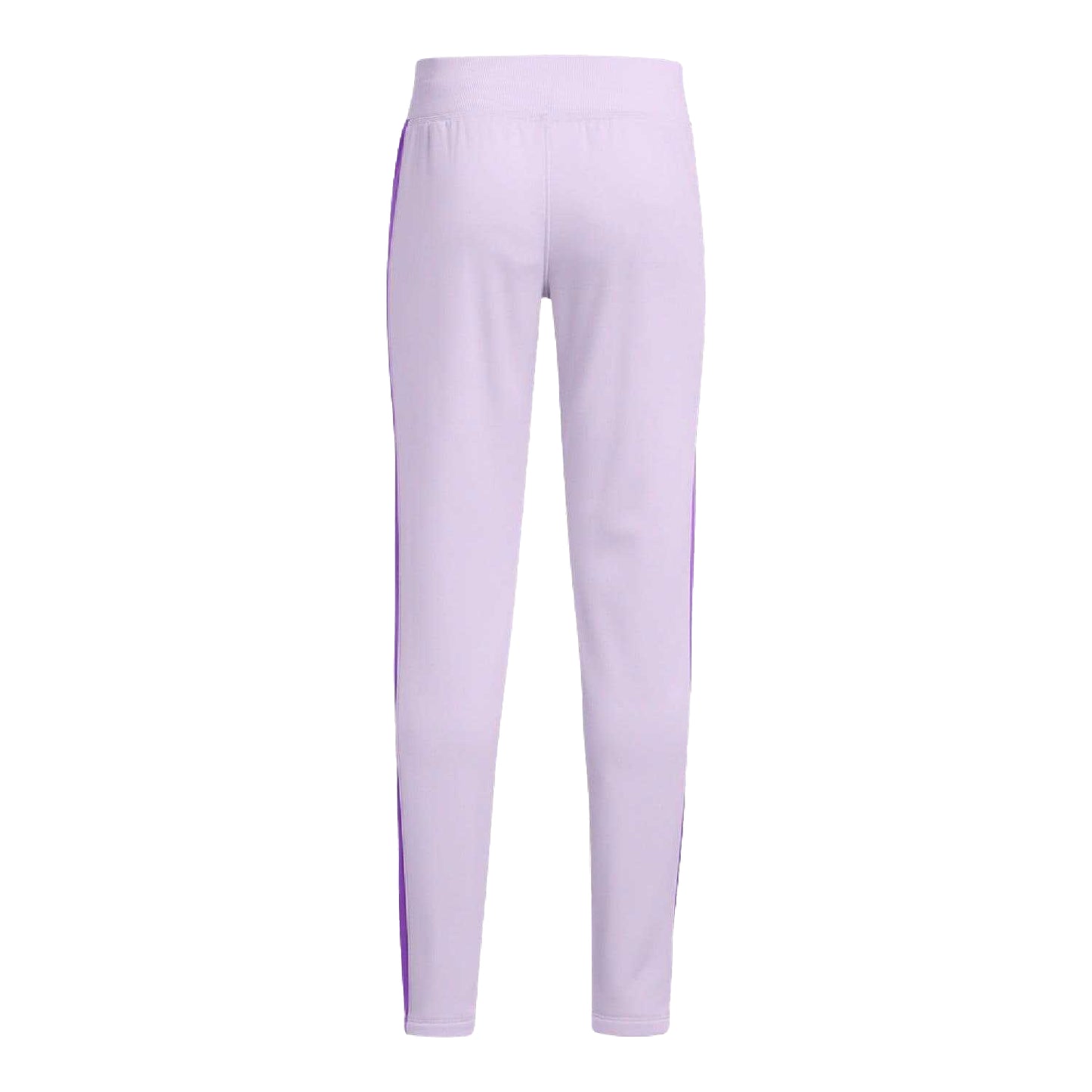Purple - Back - Under Armour Childrens-Kids Fleece Jogging Bottoms