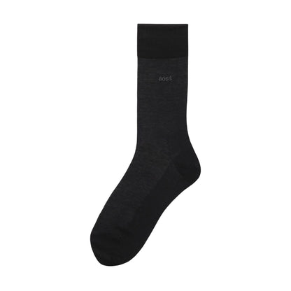 Black - Back - Boss Unisex Adult George Socks