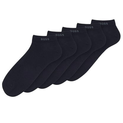 Dark Blue - Back - Boss Unisex Adult Ankle Socks (Pack of 5)