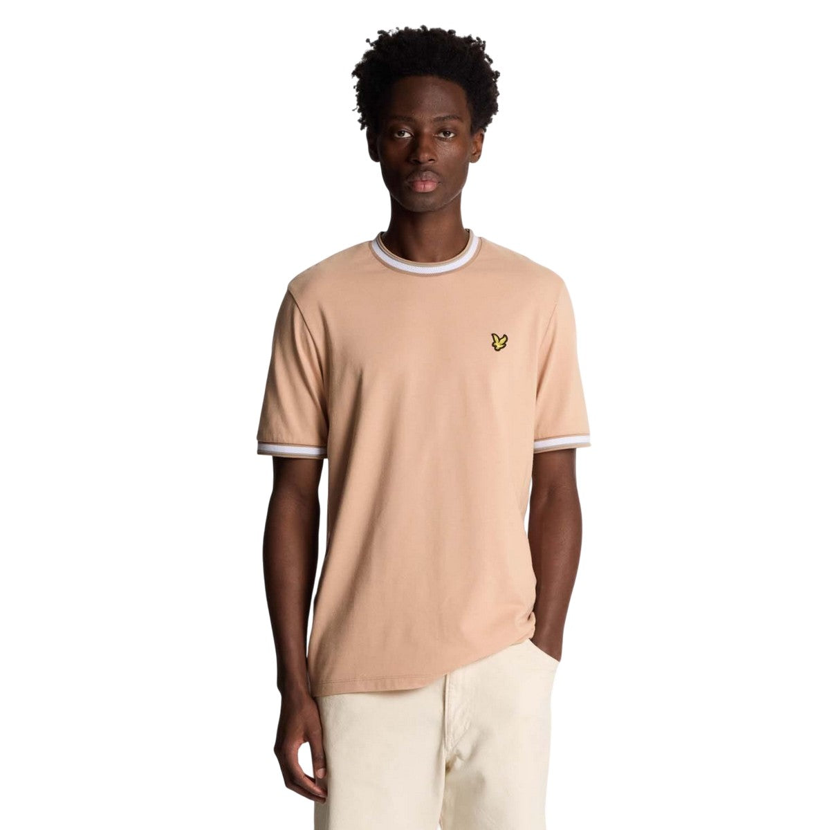 Orange - Lifestyle - Lyle & Scott Mens Tipped T-Shirt