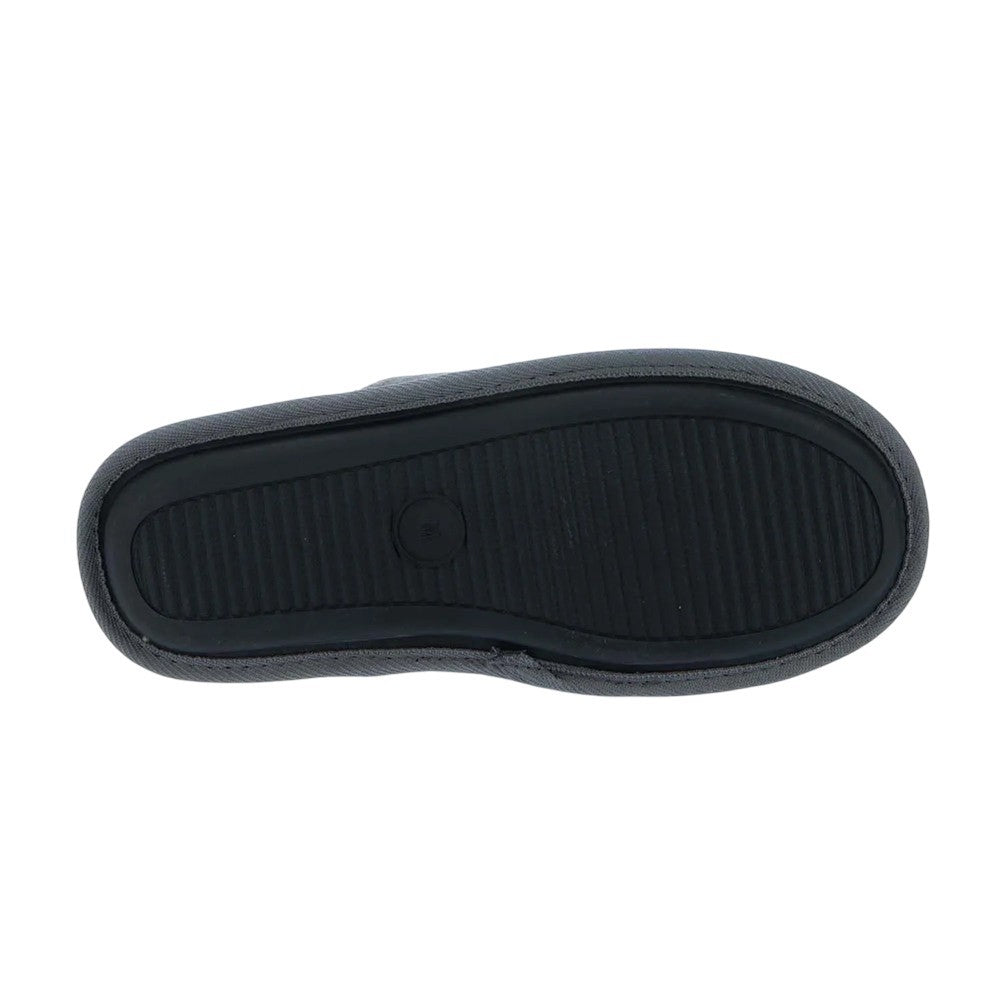 Grey - Side - Lyle & Scott Mens Tarquinn Mule Slippers