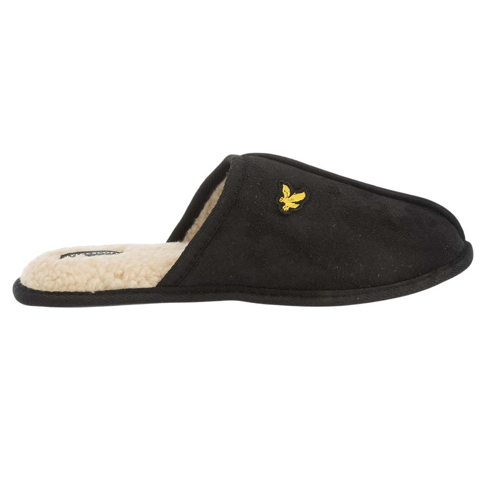Black - Lifestyle - Lyle & Scott Mens Tarquinn Mule Slippers