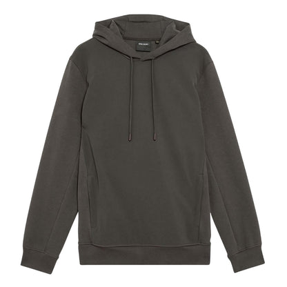 Grey - Front - Lyle & Scott Mens Hybrid Softshell Pull Over Hoodie