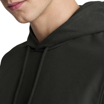 Grey - Side - Lyle & Scott Mens Hybrid Softshell Pull Over Hoodie