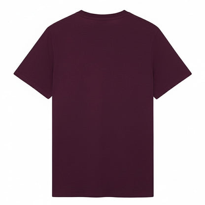 Burgundy - Back - Lyle & Scott Mens Tonal Eagle T-Shirt