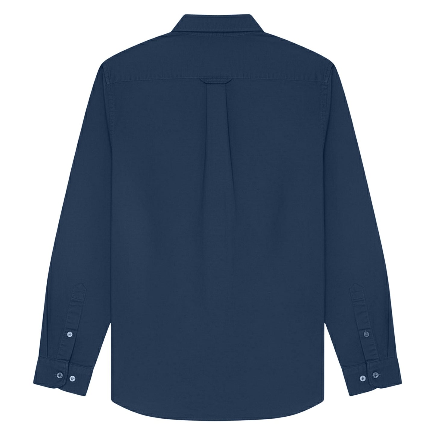 Blue - Back - Lyle & Scott Mens Pocket Pleated Overshirt