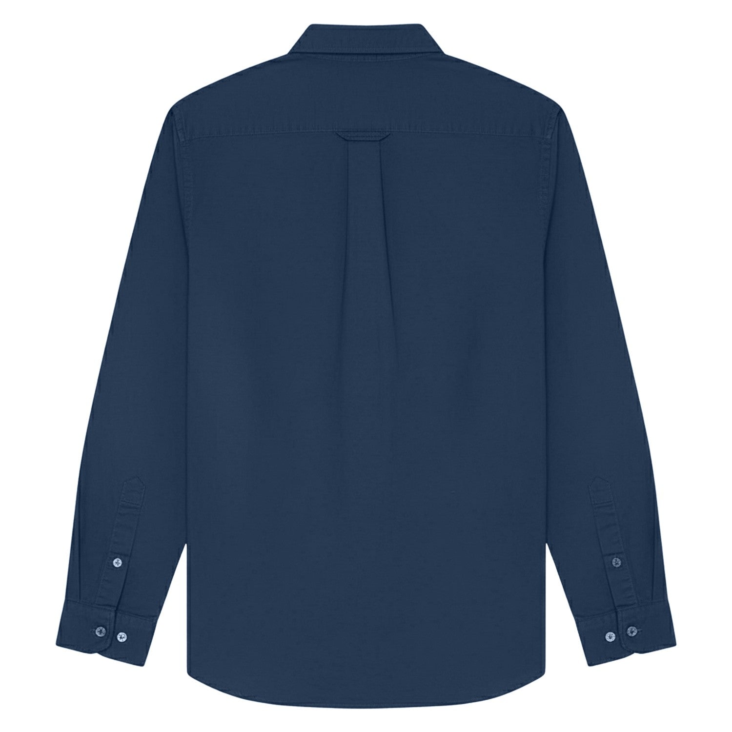 Blue - Back - Lyle & Scott Mens Pocket Pleated Overshirt