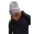 Grey - Side - Under Armour Mens Launch Reflective Beanie