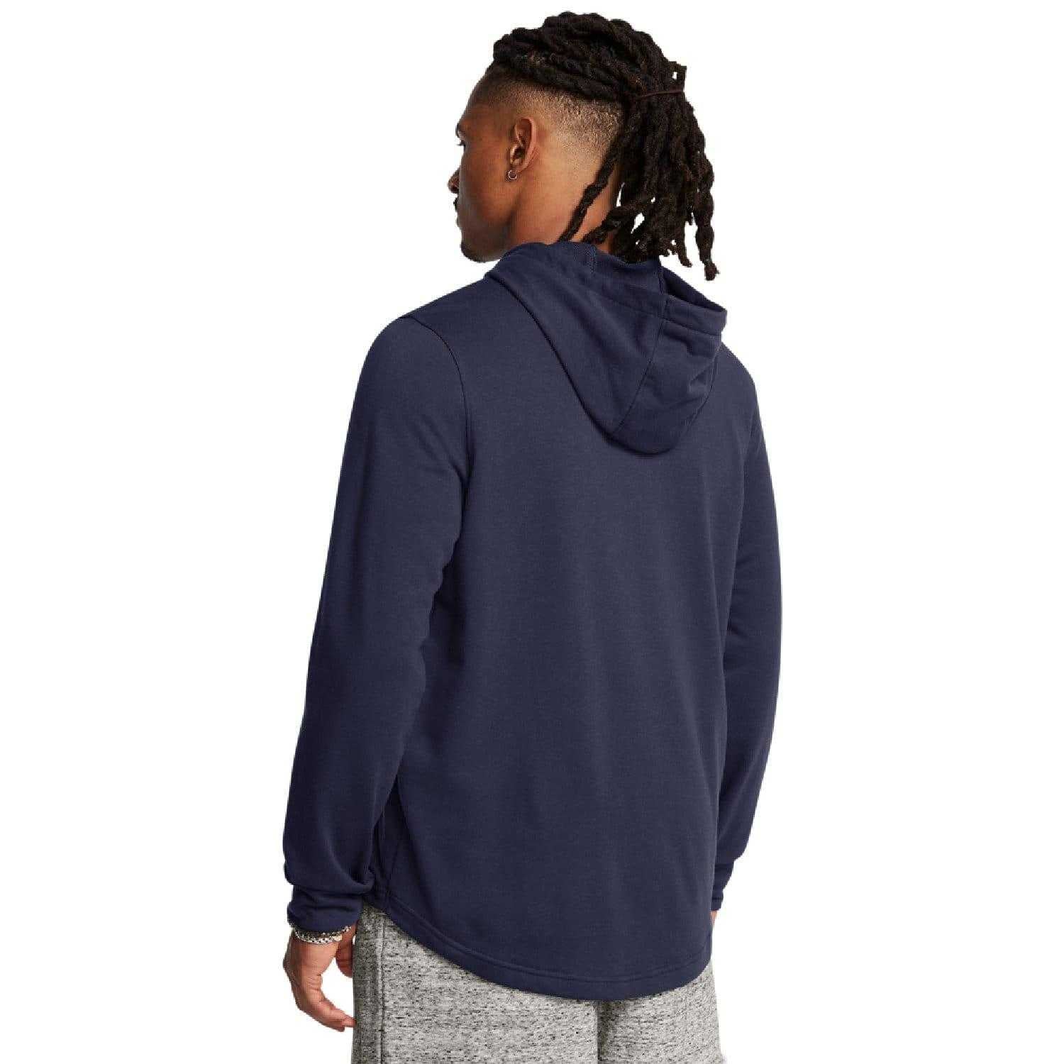 Blue - Lifestyle - Under Armour Mens Rival Graphic Terrycloth Hoodie