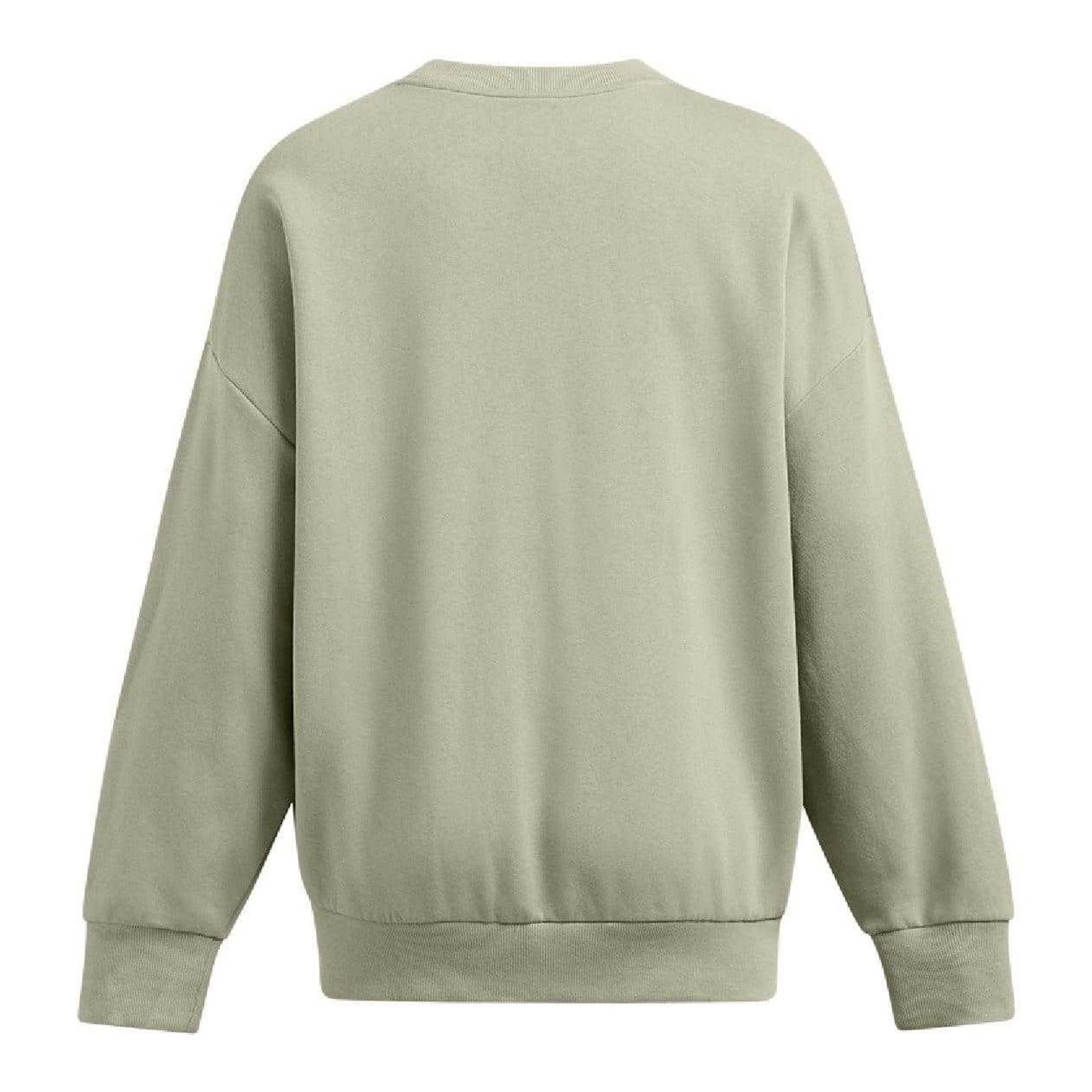 Green - Back - Under Armour Womens-Ladies Fleece Oversized Sweatshirt