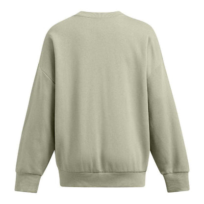Green - Back - Under Armour Womens-Ladies Fleece Oversized Sweatshirt