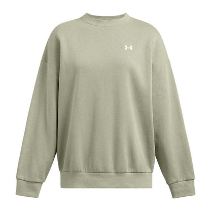 Green - Front - Under Armour Womens-Ladies Fleece Oversized Sweatshirt