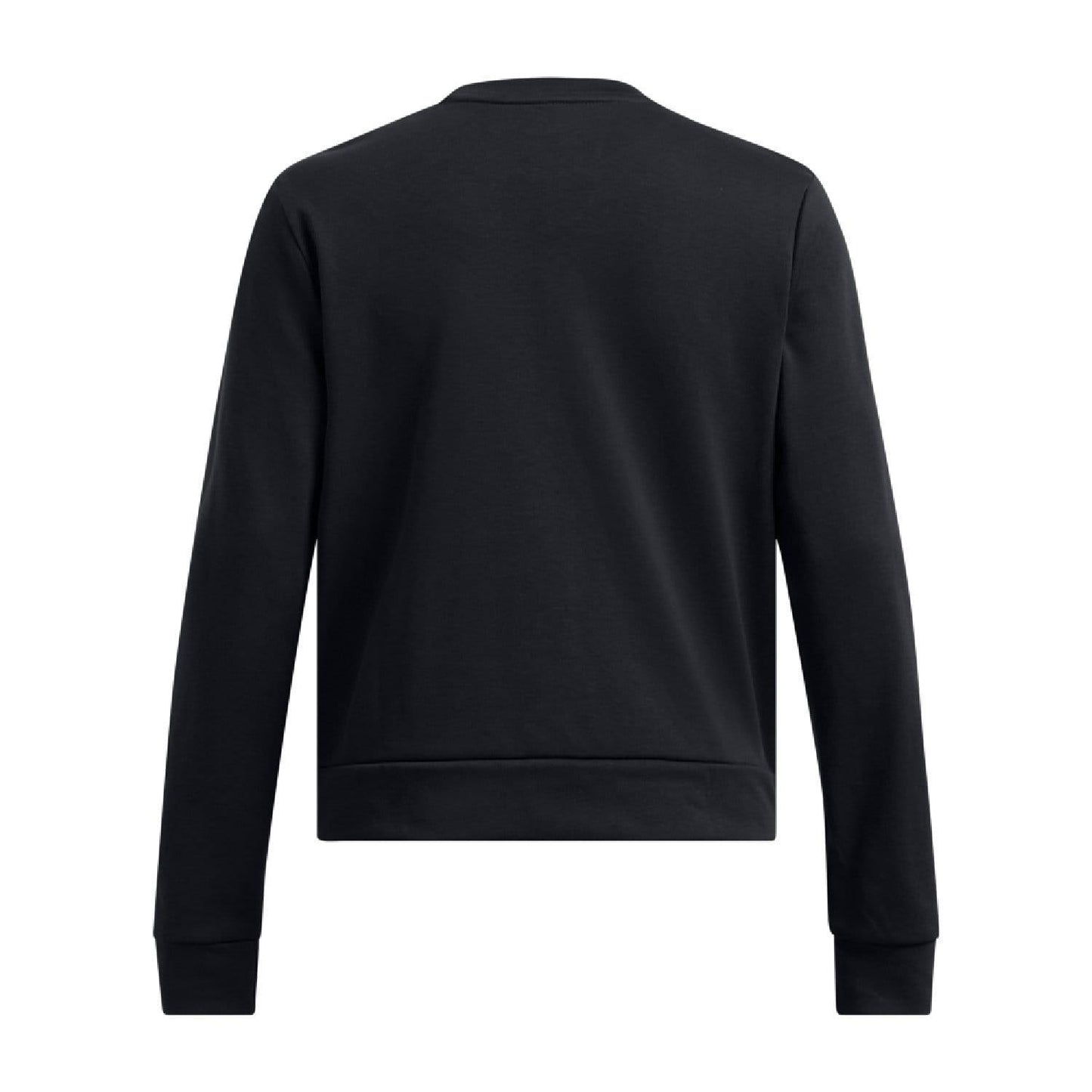 Black - Back - Under Armour Womens-Ladies French Terry Sweatshirt