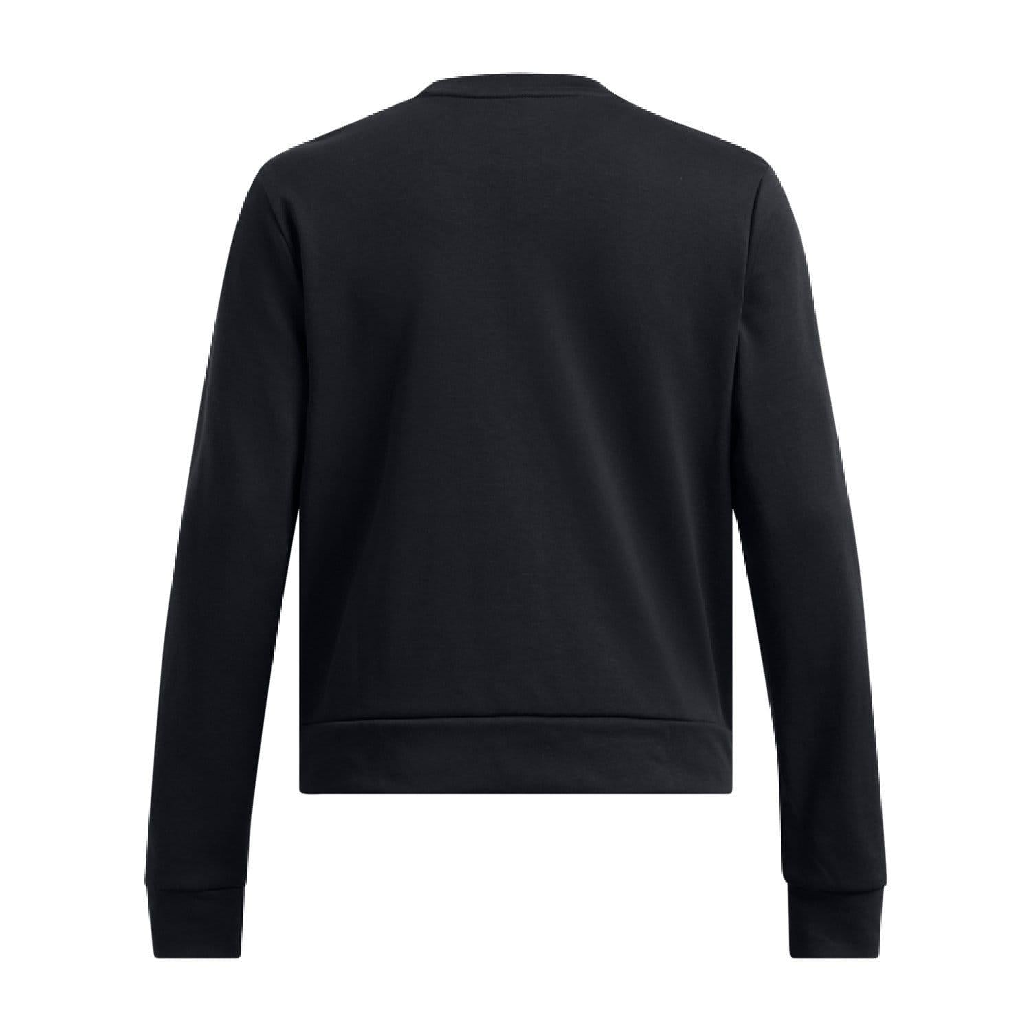 Black - Back - Under Armour Womens-Ladies French Terry Sweatshirt