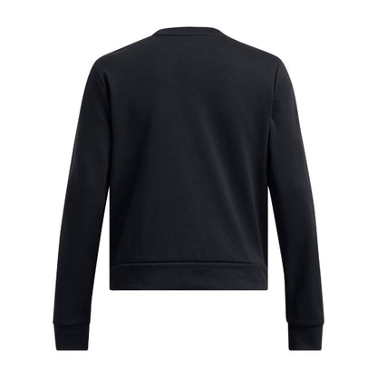Black - Back - Under Armour Womens-Ladies French Terry Sweatshirt