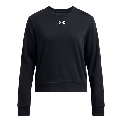 Black - Front - Under Armour Womens-Ladies French Terry Sweatshirt