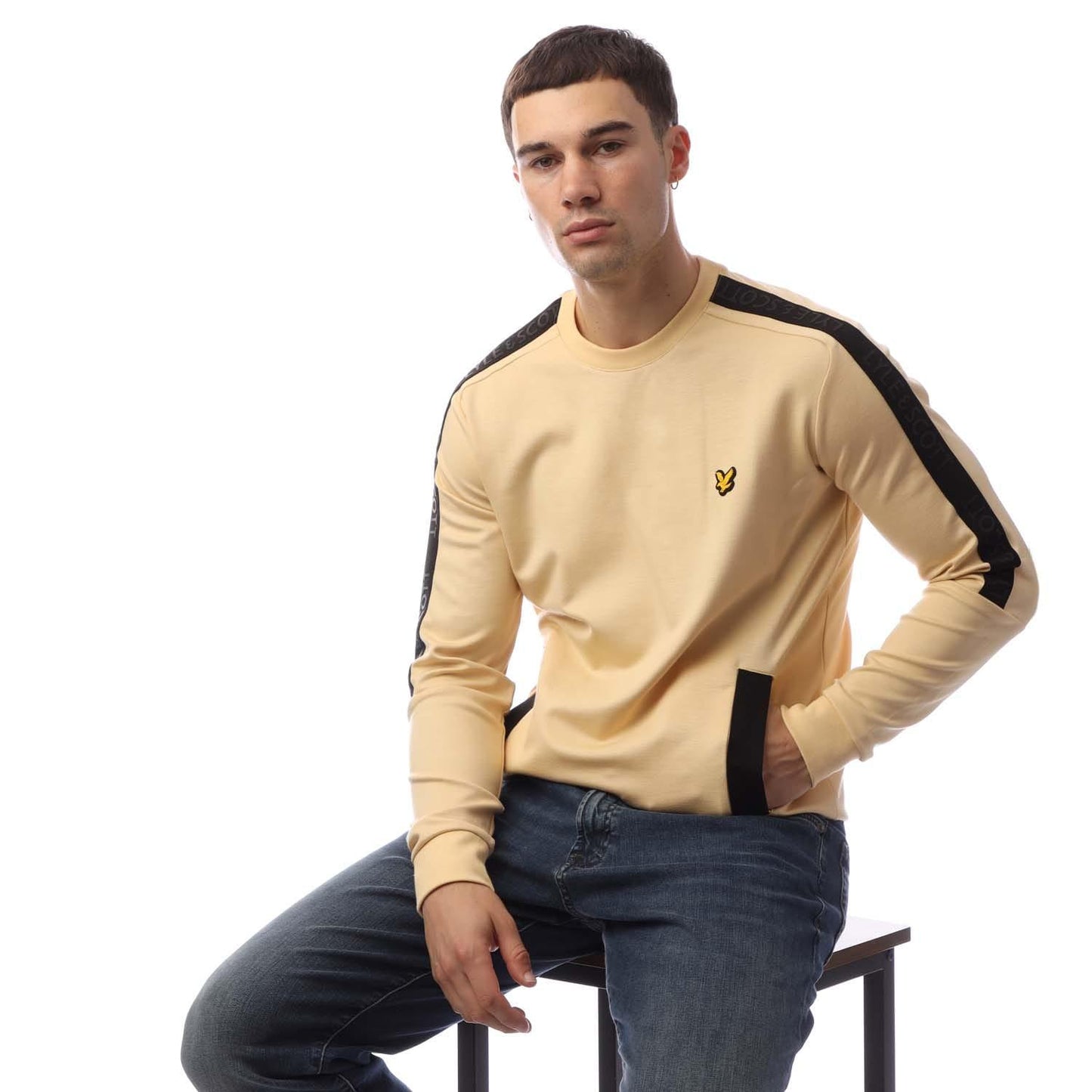 Yellow - Lifestyle - Lyle & Scott Mens Sweatshirt