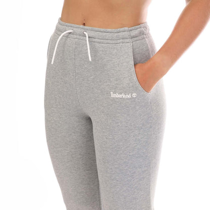 Grey Heather - Side - Timberland Womens-Ladies Northwood Brushed Back Jogging Bottoms