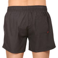 Black - Side - Hugo Mens Abas Swim Shorts