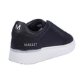 Navy - Back - Mallet Mens Leather Trainers