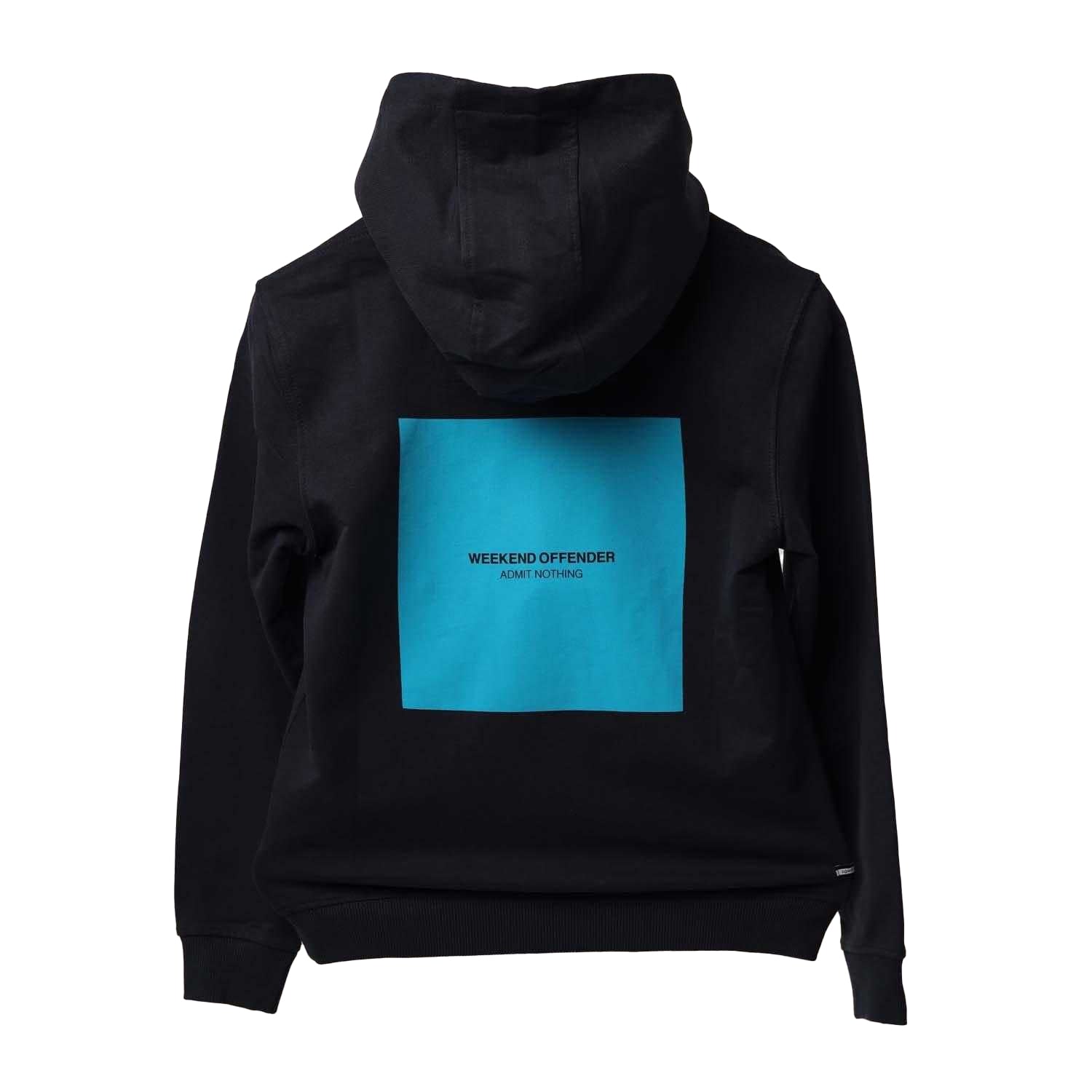 Navy - Back - Weekend Offender Childrens-Kids Tagua Hoodie
