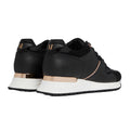 Black - Back - Mallet Womens-Ladies Almorah Leather Trainers