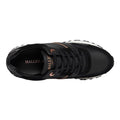 Black - Side - Mallet Womens-Ladies Almorah Leather Trainers
