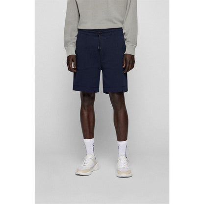 Navy - Back - Boss Mens Sewalk Shorts
