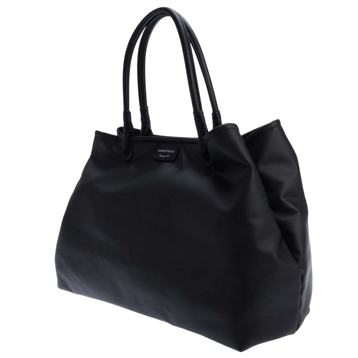 Black - Side - Emporio Armani Shopper Bag