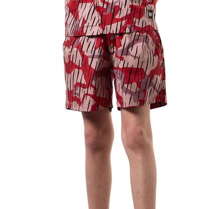 Orange - Pack Shot - Weekend Offender Boys Anzio Camo Relaxed Fit Resort Shorts